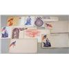 Image 1 : LOT OF 10 ANTIQUE PATRIOTIC ENVELOPES - UNUSED - S