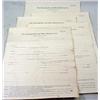 Image 1 : LOT OF 5 1920'S RAILROAD "TRIP PASS" REQUEST FORMS