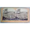 Image 1 : ANTIQUE STEREOVIEW PHOTO CARD 1894 CHICAGO WORLDS 