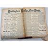 5-30-1887 NEWSPAPER W/ BASEBALL, COLORED NATIONAL 