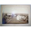 Image 1 : ANTIQUE MOUNTED PHOTO OF A FARM HOUSE, PEOPLE, BAR