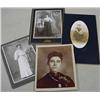 Image 1 : LOT OF 4 ANTIQUE CABINET CARD STYLE PHOTOS OF VICT