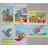 Image 1 : LOT OF 6 VINTAGE DISNEY DUMBO TRADING CARDS