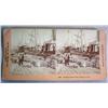 Image 1 : ANTIQUE STEREOVIEW PHOTO CARD LOADING COTTON SHIPS
