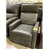 Image 2 : LEATHER POWER RECLINER (NO POWER CORD, UNKNOWN WORKING CONDITION)