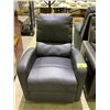 Image 1 : LEATHER ROCKING RECLINER (MAY NOT SIT FLAT)