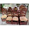 Image 2 : 7 LADDER BACK WOOD CHAIRS