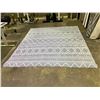 Image 2 : INDOOR/OUTDOOR PATTERNED AREA RUG 9'8"X8'