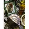 Image 2 : ASSORTED ITEMS INCLUDING; FRAMED LEAVES, SILVER PLATED TRAY, MAGNIFYING GLASS & MORE