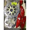 Image 2 : ARASHI MOTORCYCLE DISK BRAKE, MOTORCYCLE DISK BRAKE & 4 F-SPORT CALIPER COVERS