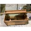 Image 2 : 32"X19" PINE STORAGE CHEST