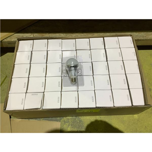 BOX OF 40- A19-7W-2700K LED LIGHTBULBS