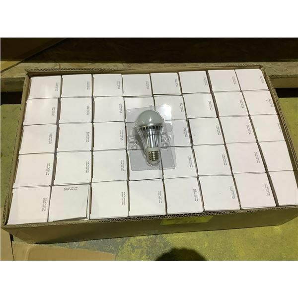 BOX OF 40- A19-7W-2700K LED LIGHTBULBS