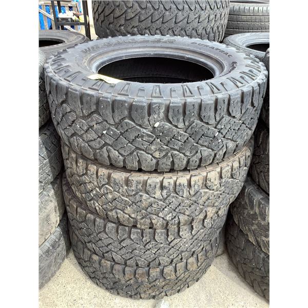 4 GOODYEAR WRANGLER DURATRAC LT275/70R18 M+S TIRES