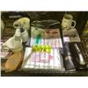 Image 2 : LOT OF ASSORTED BEAUTY PRODUCTS, NAIL TOOLS, TWEEZERS, SCISSORS, HAIR DRYER AND MORE