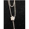 Image 2 : 14K (STAMPED 585) DIAMOND NECKLACE