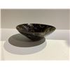 Image 1 : CRACKLE GLAZED DARK YELLOW GLAZED BOWL