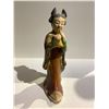 Image 1 : SAN T'SAI GLAZED POTTERY LADY FIGURE