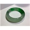 Image 2 : BURMESE SPINACH GREEN JADEITE BANGLE