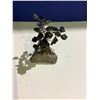 Image 2 : BLACK TOURMALINE CRYSTAL TREE SMALL ON AMETHYST GEODE BASE RETAIL $249.51 APPROX 4X2X1"