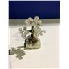 Image 2 : ROSE QUARTZ CRYSTAL TREE SMALL ON AMETHYST GEODE BASE RETAIL $249.51 APPROX 4X2X2"