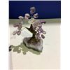 Image 2 : AMETHYST CRYSTAL TREE SMALL ON AMETHYST GEODE BASE RETAIL $249.51 APPROX 5X2-1/2X1-1/2"