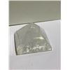 Image 2 : CLEAR QUARTZ PYRAMID APPROX 2.5 X 2.5" RETAIL $389.98