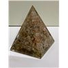 Image 2 : ORGONITE ROSE QUARTZ PYRAMID 2.5 X 3" RETAIL $189.51