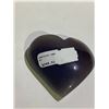 Image 3 : AMETHYST HEART APPROX 2.5 X .25" RETAIL $249.51