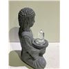 Image 2 : SOLAR LIGHT CLEAR QUARTZ BUDDHA STATUE APPROX 8" TALL RETAIL $889.51