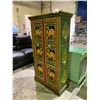 Image 2 : MAIWA PAINTED CABINET APPROX 60 X 30"