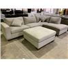 Image 1 : THOMASVILLE 2-PIECE SECTIONAL SOFA WITH OTTOMAN APPROX 123 X 80"