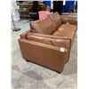 Image 2 : LEATHER 2-SEAT SOFA APPROX 82"