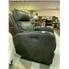 Image 2 : LEATHER ROCKING, SWIVELING ELECTRIC RECLINER (NO POWER CORD)