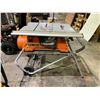 Image 1 : *MAY BE MISSING PARTS OR REQUIRE REPAIR* RIDGID WORK-N-HAUL IT 10 -INCH PRO JOBSITE TABLE SAW