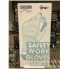 Image 2 : 10 BOXES OF BRIGIC SAFETY WORK GLOVES CUT RESISTANT 3 PAIRS PER BOX SIZE M