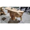 Image 2 : SOLID TEAK ROOT CONSOLE TABLE APPROX 47" X 16"