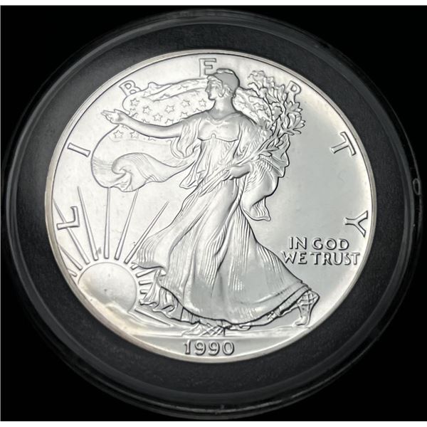 1990 American Silver Eagle MS69
