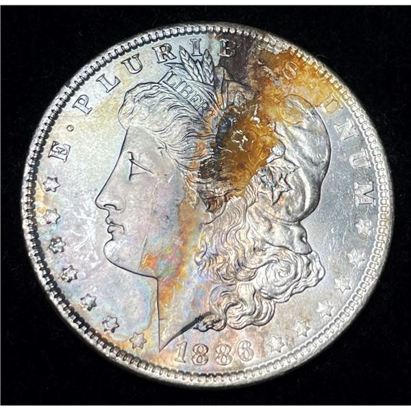 1886 Morgan Silver Dollar MS65 Details