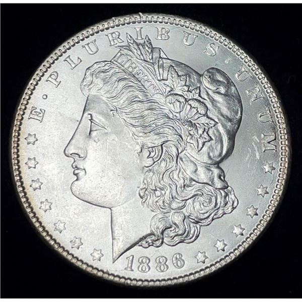 1886 Morgan Silver Dollar MS63