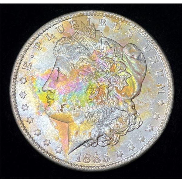 1885-O  Morgan Silver Dollar MS65