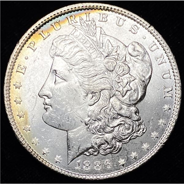1886 Morgan Silver Dollar Toned MS63