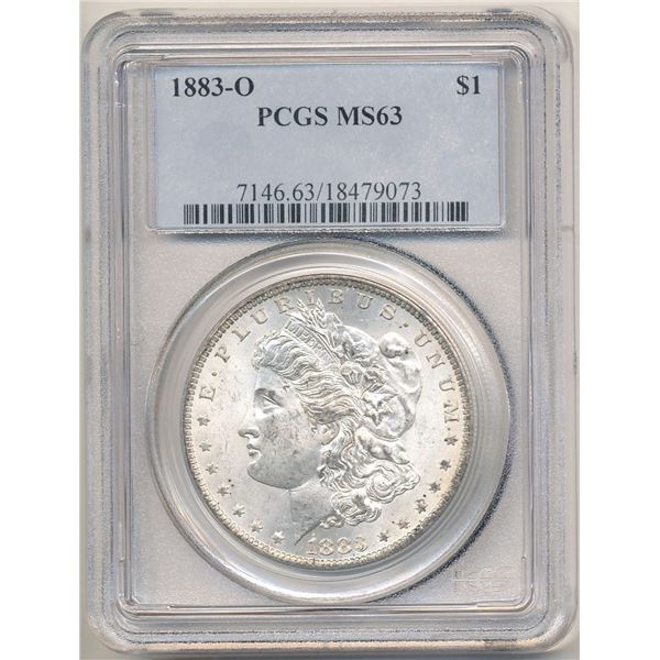 1883-O Morgan Silver Dollar PCGS MS63