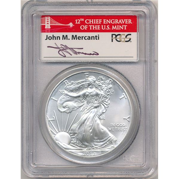 2012-S American Silver Eagle PCGS MS69