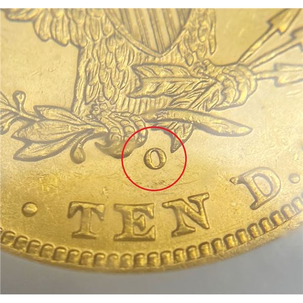 Rare Date 1903-O Gold $10 Liberty Head NGC MS60