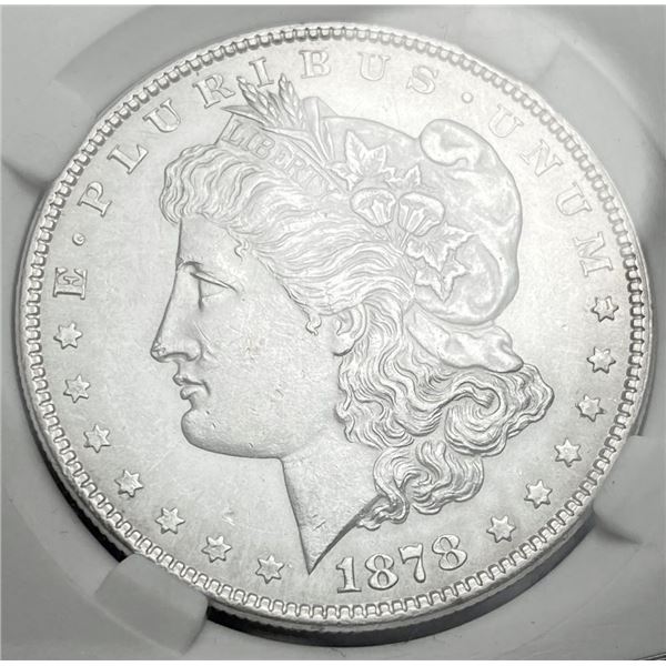 1878 7/8 TF Morgan Silver Dollar MS63+