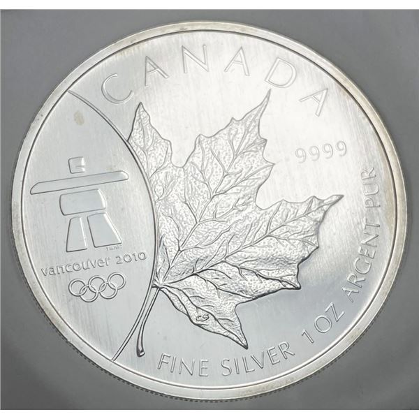 2008 Canada $5 Maple Leaf Vancouver 2010 Olympics NGC MS69