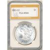 Image 3 : 1883-CC Morgan Silver Dollar MS66