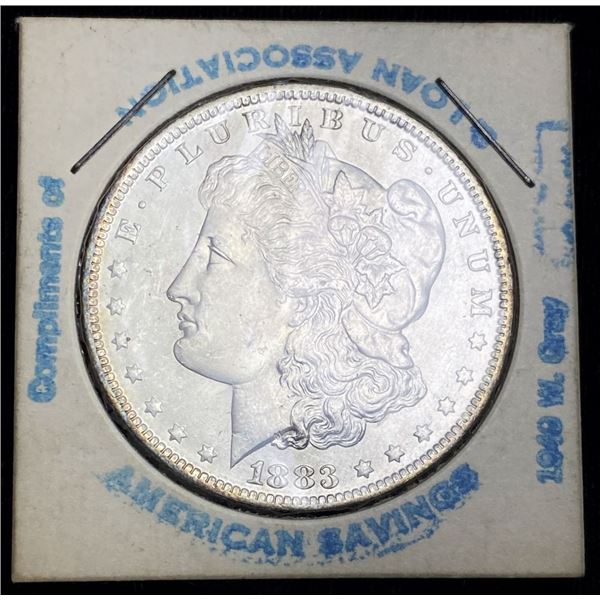 1883-O Morgan Silver Dollar MS65 American Savings & Loan Association