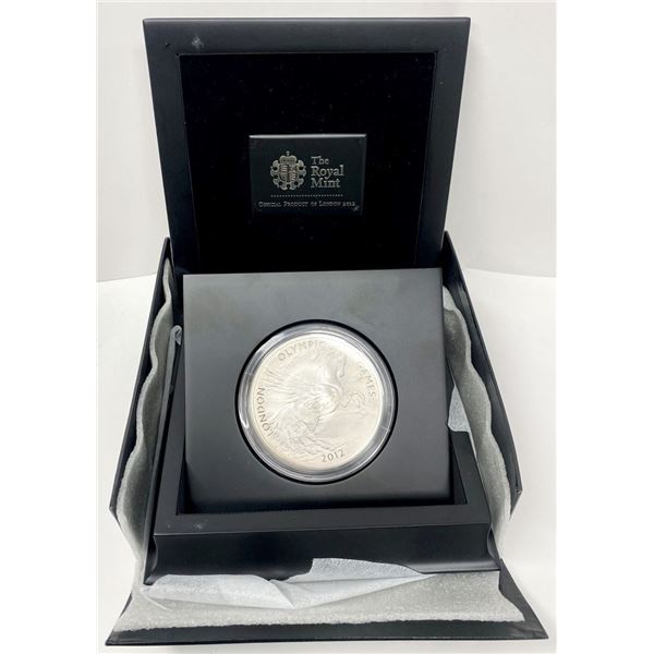 The Royal Mint 2012 London Olympic Games 5 ozt .999 Silver